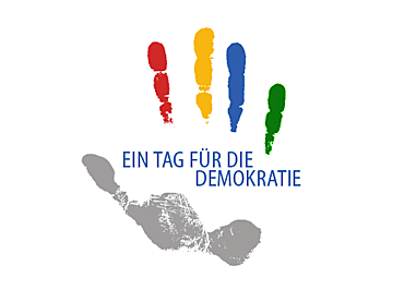 Logo Tag für die Demogratie